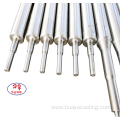 Oven hearth rollers for continuous galvanizing line